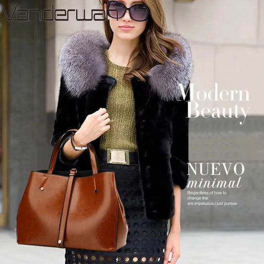 Sac & main et pochette en cuir verni pour femme