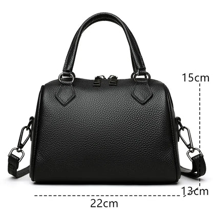 Sac cabas en cuir avec bandoulière