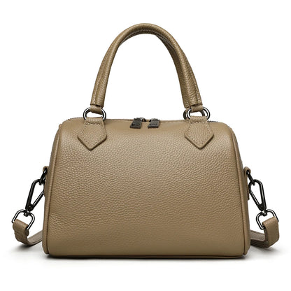 Sac cabas en cuir avec bandoulière