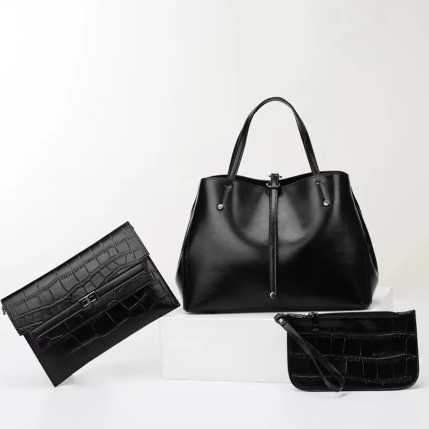 Sac & main et pochette en cuir verni pour femme