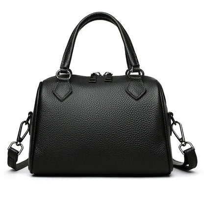 Sac cabas en cuir avec bandoulière